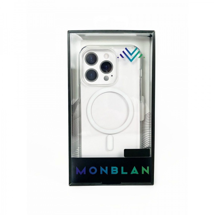 Чехол Monblan для iPhone 16 Pro Max Magnetic Crystal Series (Transparent)
