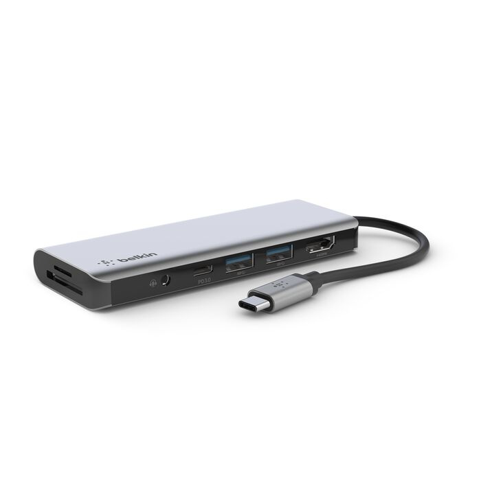 Адаптер Belkin USB-C 7 в 1 Multiport Dock (AVC009BTSGY)