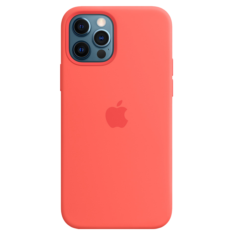 Чехол Silicone Case для iPhone 12/12 Pro (FoxConn) (Pink Citrus)