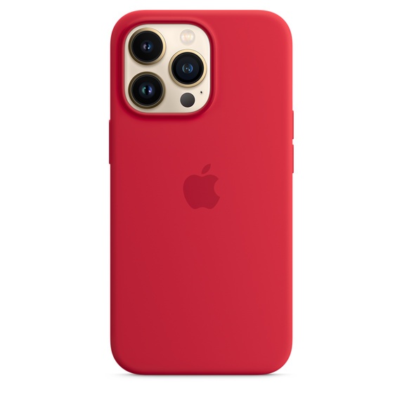 (C300) Чехол Silicone Case для iPhone 13 Pro (FoxConn) (Red)