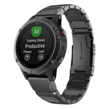 Ремешок Metal Strap для Garmin 20 mm	Black (ARM85713)