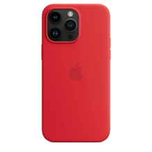 Silicone Case with MagSafe для iPhone 14 Pro Max (FoxConn) (Red)