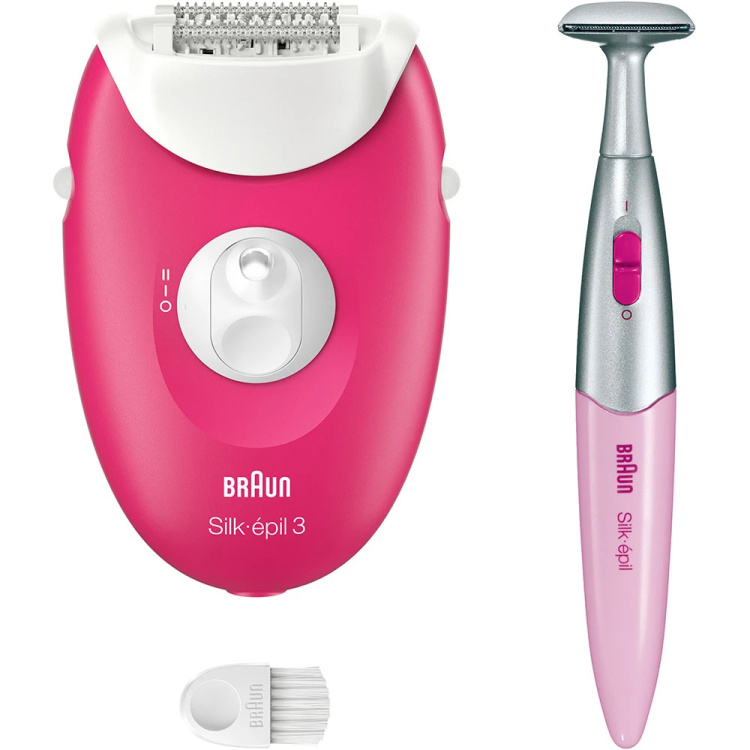 Епілятор Braun Silk-epil 3 (SE 3-202) (White/Pink)