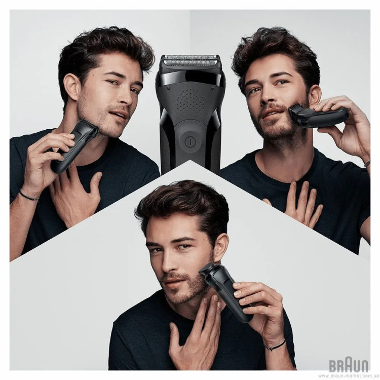 Электрическая бритва Braun Series 3 (300BT) (Black)