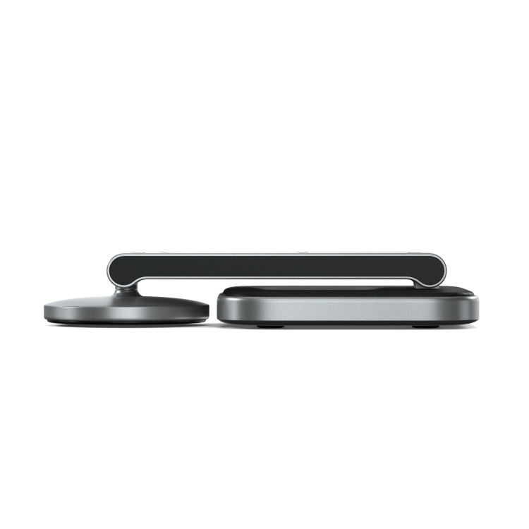 Беспроводная зарядка Satechi 3-in-1 Foldable Qi2 Space Gray (ST-Q31FM-EA)
