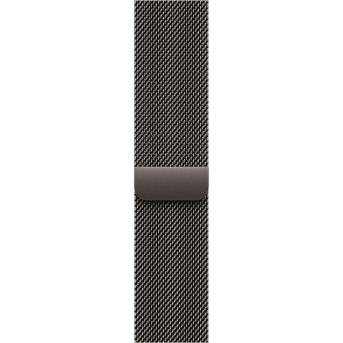 Apple Watch Series 10 46mm Slate Titanium Case with Slate Milanese Loop M/L (MWYW3)