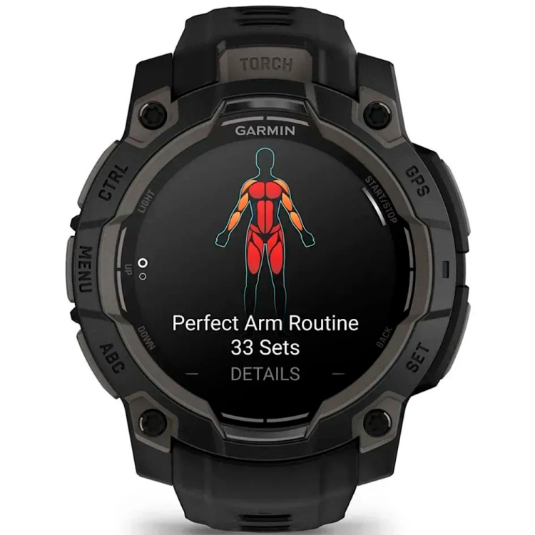 Garmin Instinct 3 45mm AMOLED Black with Black Band (010-02936-00)