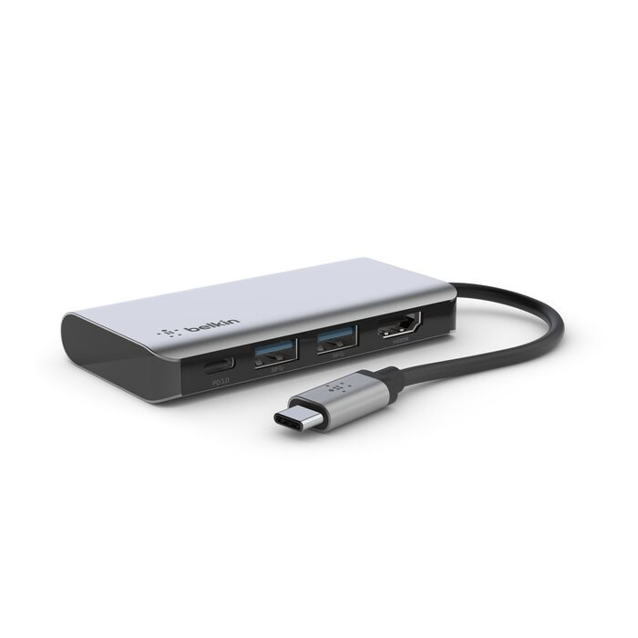 Адаптер Belkin USB-C 4 в 1 Multiport Dock (AVC006BTSGY)