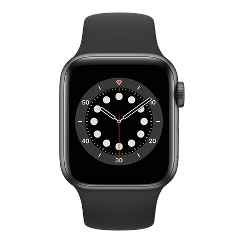 Apple Watch Series 6 40mm Space Gray Aluminum Case with Black Sport Band (MG133) Apple Watch Series 6 40mm Space Gray Aluminum Case with Black Sport Band (MG133)