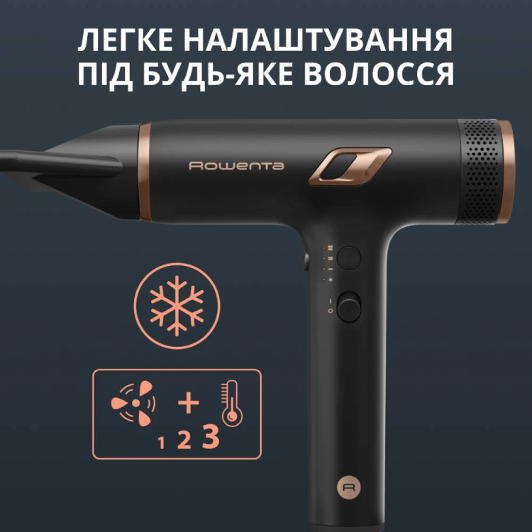 Фен Rowenta T-Shape Maestria Nano (HY8310F0) (Black)