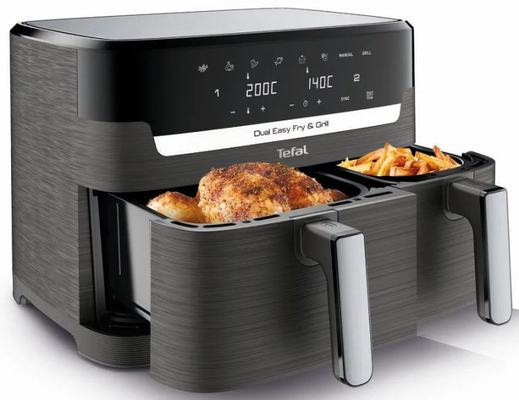 Мультипечь Tefal Dual Easy Fry & Grill Air EY905B40 (UA)