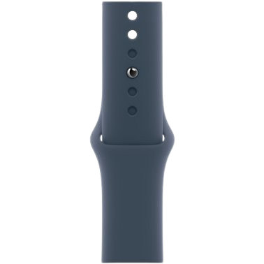 Apple Watch SE 2 2023 44mm GPS Silver Aluminum Case with Storm Blue Sport Band - S/M (MREC3) бу