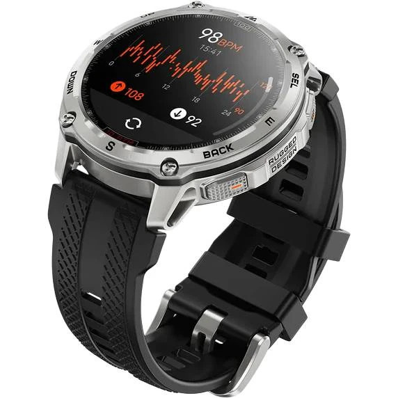 Смарт-годинник KOSPET TANK T4 BLACK SILVER Смарт-годинник KOSPET TANK T4 BLACK SILVER