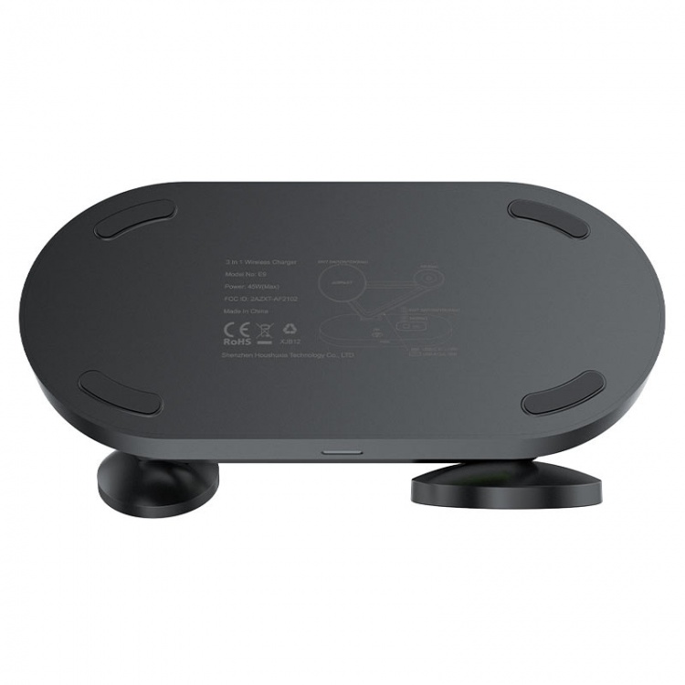 Бездротова зарядка Acefast E9 Desktop 3in1 Wireless Charging Series (Black)