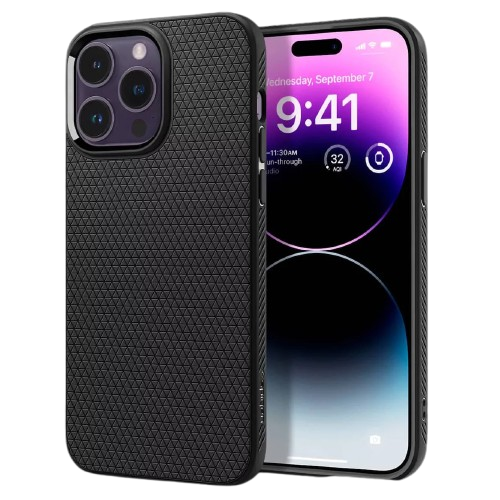 Чохол Spigen Liquid Air для iPhone 14 Pro (Matte Black) ACS04957