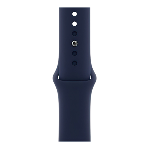 Apple Watch Series 6 44mm Blue Aluminum Case with Deep Navy Sport Band (M00J3) Open Box