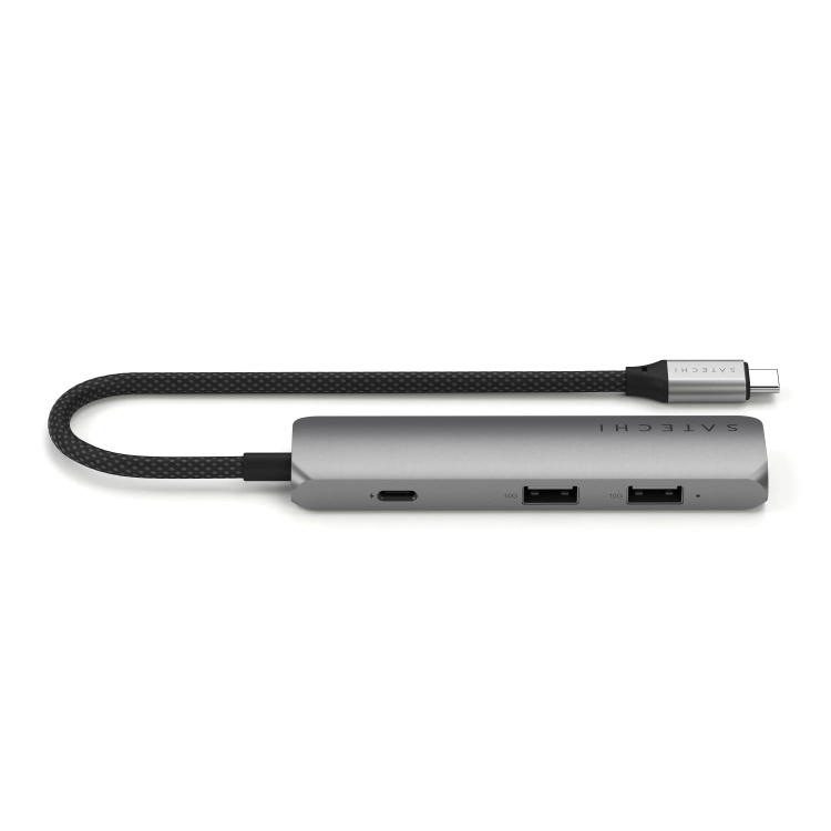 Адаптер Satechi 4-in-1 USB-C Slim Multiport Adapter 4K (ST-P4SM)