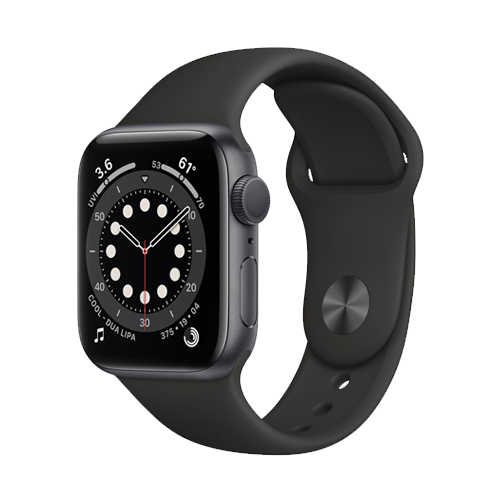Apple Watch Series 6 44mm Space Gray Aluminum Case with Black Sport Band (M00H3) Apple Watch Series 6 44mm Space Gray Aluminum Case with Black Sport Band (M00H3)