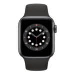 Apple Watch Series 6 44mm Space Gray Aluminum Case with Black Sport Band (M00H3) Apple Watch Series 6 44mm Space Gray Aluminum Case with Black Sport Band (M00H3)