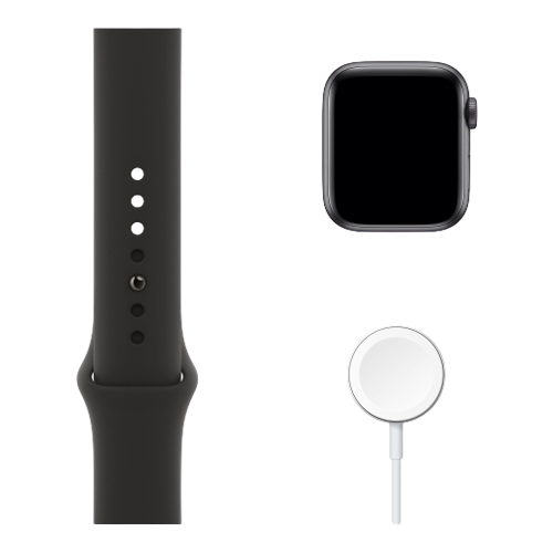 Apple Watch Series 6 44mm Space Gray Aluminum Case with Black Sport Band (M00H3) Apple Watch Series 6 44mm Space Gray Aluminum Case with Black Sport Band (M00H3)