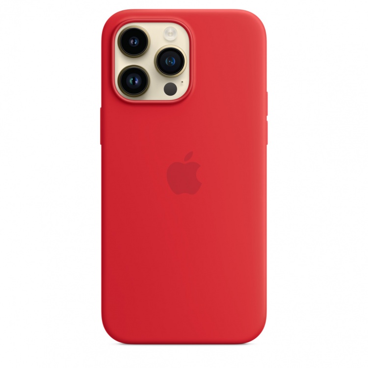 Чехол Silicone Case для iPhone 14 Pro Max (FoxConn) (Red)