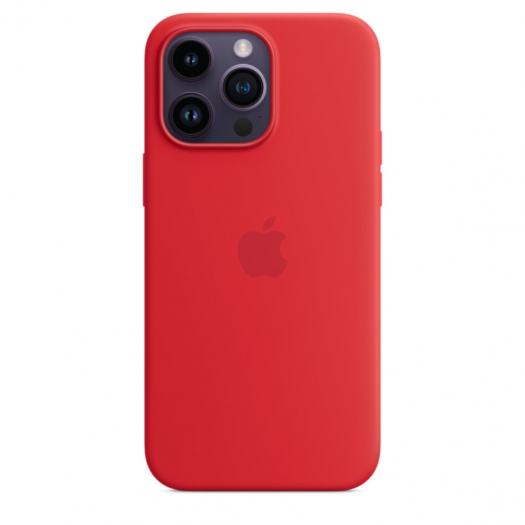 Чехол Silicone Case для iPhone 14 Pro Max (FoxConn) (Red)