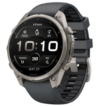 Garmin Fenix 9 Pro 47mm AMOLED Sapphire Titanium with Graphite/Black Silicone Band (010-04336-25/26)