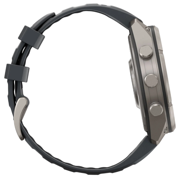 Garmin Fenix 9 Pro 47mm AMOLED Sapphire Titanium with Graphite/Black Silicone Band (010-04336-25/26)