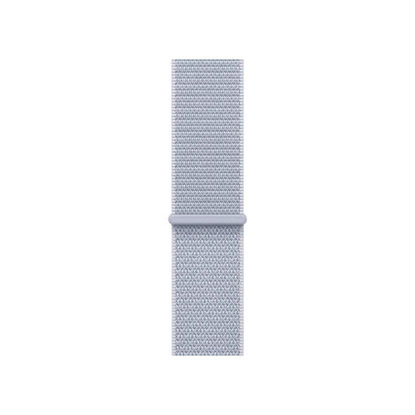 Apple Watch SE 2 GPS 44mm Silver Aluminium Case w. Blue Cloud Sport Loop (MXET3)