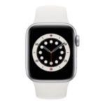 Apple Watch Series 6 40mm Silver Aluminum Case with White Sport Band (MG283) Apple Watch Series 6 40mm Silver Aluminum Case with White Sport Band (MG283)