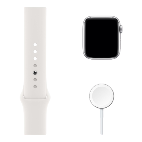 Apple Watch Series 6 40mm Silver Aluminum Case with White Sport Band (MG283) Apple Watch Series 6 40mm Silver Aluminum Case with White Sport Band (MG283)