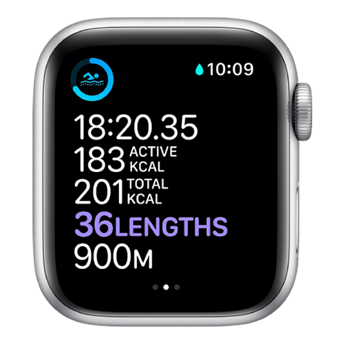 Apple Watch Series 6 40mm Silver Aluminum Case with White Sport Band (MG283) Apple Watch Series 6 40mm Silver Aluminum Case with White Sport Band (MG283)