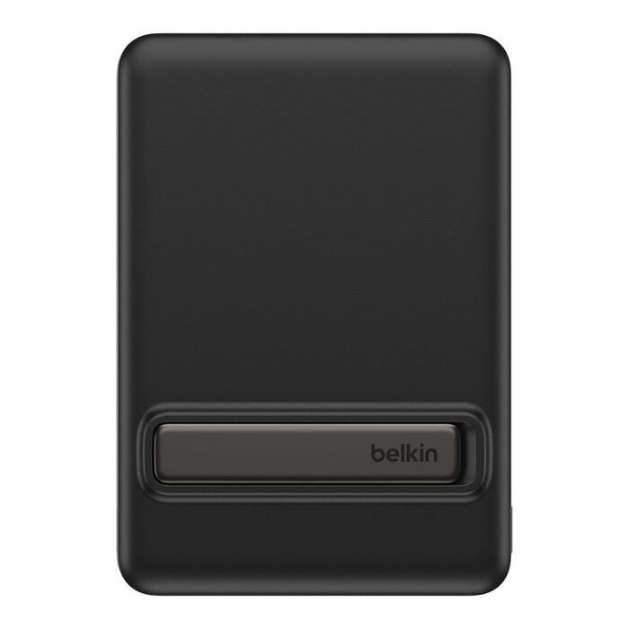 Зарядний пристрій Power Bank Belkin 5000мАh, 20W PD/Qi2 15W, Magnetic Kickstand (Black) (BPD011HQBK)