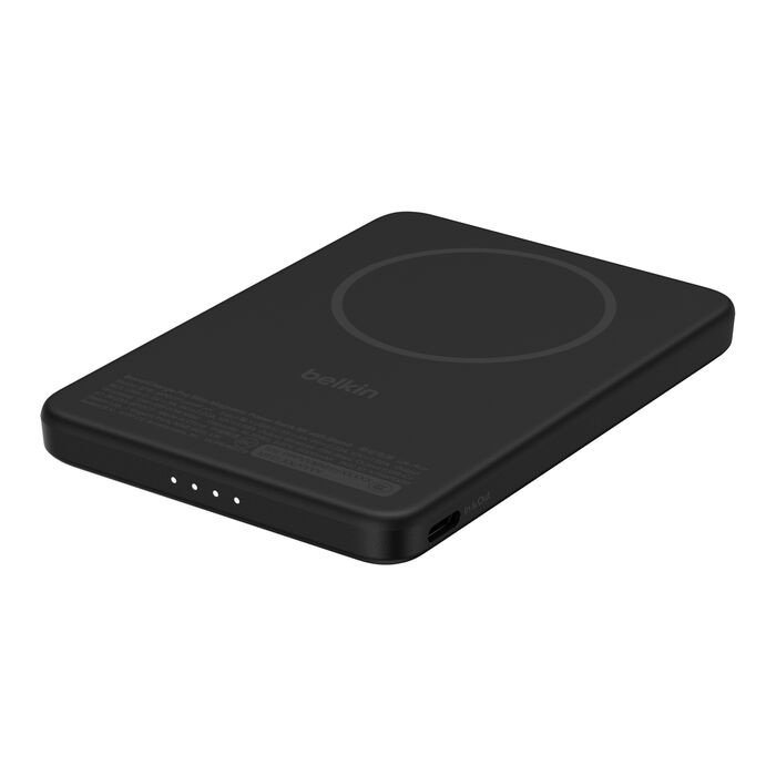 Зарядний пристрій Power Bank Belkin 5000мАh, 20W PD/Qi2 15W, Magnetic Kickstand (Black) (BPD011HQBK)