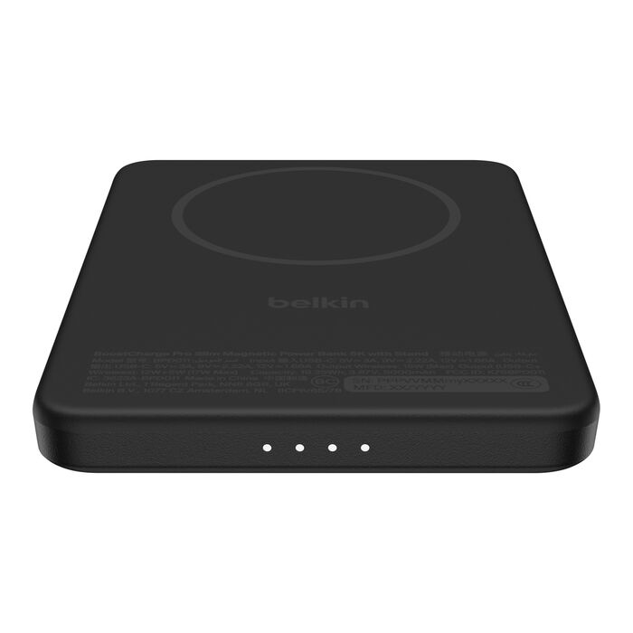 Зарядний пристрій Power Bank Belkin 5000мАh, 20W PD/Qi2 15W, Magnetic Kickstand (Black) (BPD011HQBK)