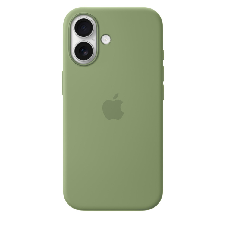 Чохол Apple Silicone Case with Magsafe для iPhone 17 Light Moss (MGEX4)