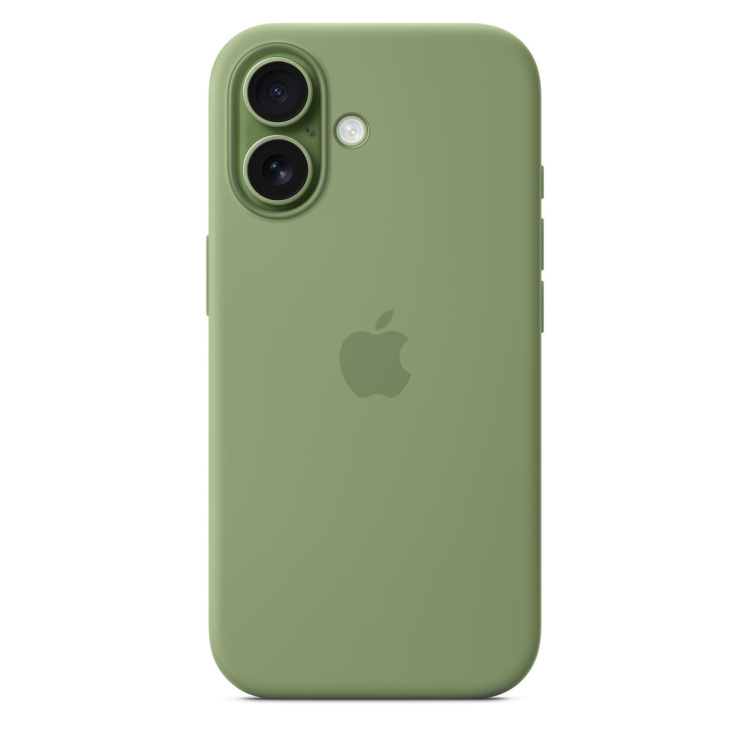 Чохол Apple Silicone Case with Magsafe для iPhone 17 Light Moss (MGEX4)