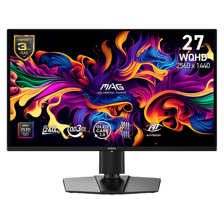 Монитор MSI 26.5" MAG 273QP X24 QD-OLED 240Hz (UA)