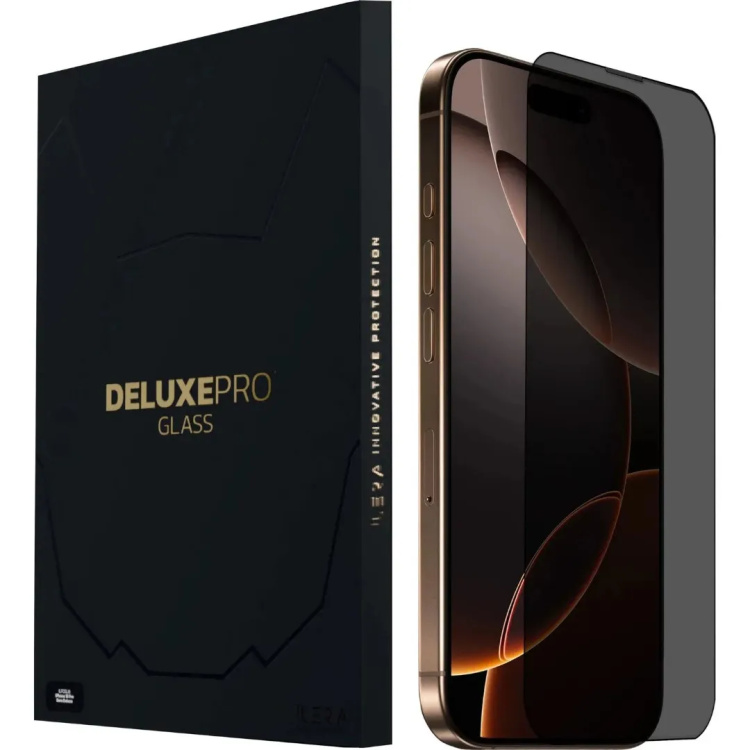 Захисне скло iLera DeLuxe Incognito FullCover Glass для iPhone 16 Pro Max