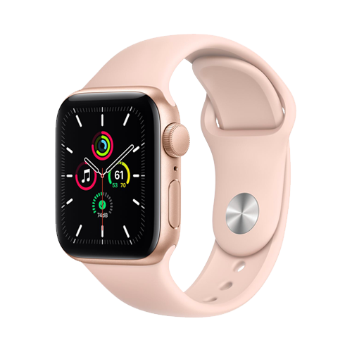 Apple Watch SE 44mm Gold Aluminum Case with Pink Sand Sport Band (MYDR2) бу Apple Watch SE 44mm Gold Aluminum Case with Pink Sand Sport Band (MYDR2) бу