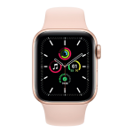 Apple Watch SE 44mm Gold Aluminum Case with Pink Sand Sport Band (MYDR2) бу Apple Watch SE 44mm Gold Aluminum Case with Pink Sand Sport Band (MYDR2) бу