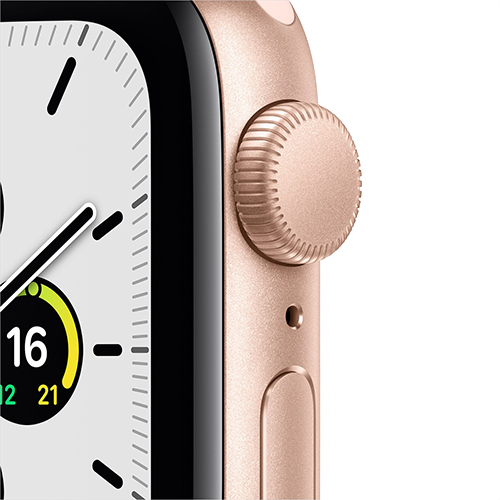 Apple Watch Series SE GPS  44mm Gold Aluminum Case with Pink Sand Sport Band (MYDR2) бу