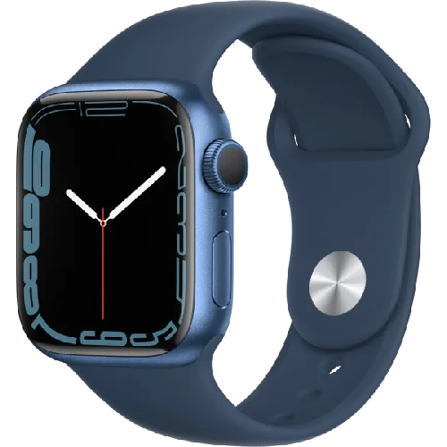 Apple Watch Series 7 45mm GPS Blue Aluminum Case With Blue Sport Band (MKN83) Apple Watch Series 7 45mm GPS Blue Aluminum Case With Blue Sport Band (MKN83)