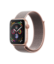 Apple Watch Series 4 GPS + Cellular 44mm Gold Aluminum Case with Pink Sand Sport Loop (MTV12)