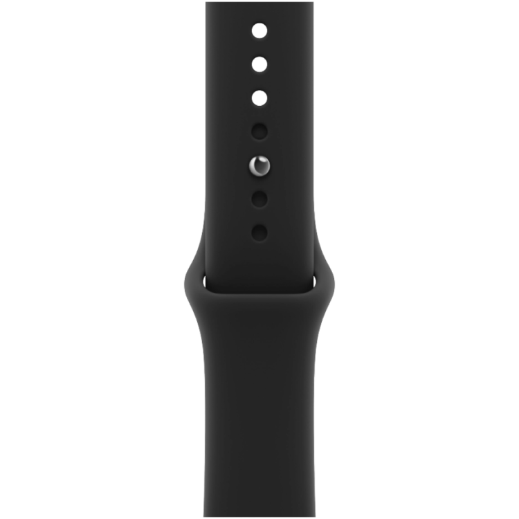 Apple Watch Series 12 GPS 42mm Black Aluminum Case with Black Sport Band - M/L