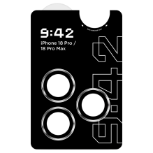 Захисне скло 9:42 для камери iPhone 18 Pro/18 Pro Max (Silver)