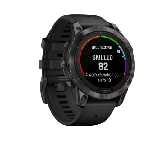 Garmin Fenix 7 Pro Sapphire Solar Carbon Gray DLC Titanium with Black Band (010-02777-10/11)