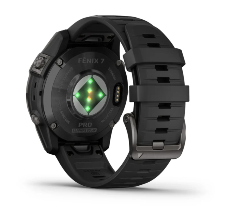 Garmin Fenix 7 Pro Sapphire Solar Carbon Gray DLC Titanium with Black Band (010-02777-10/11)