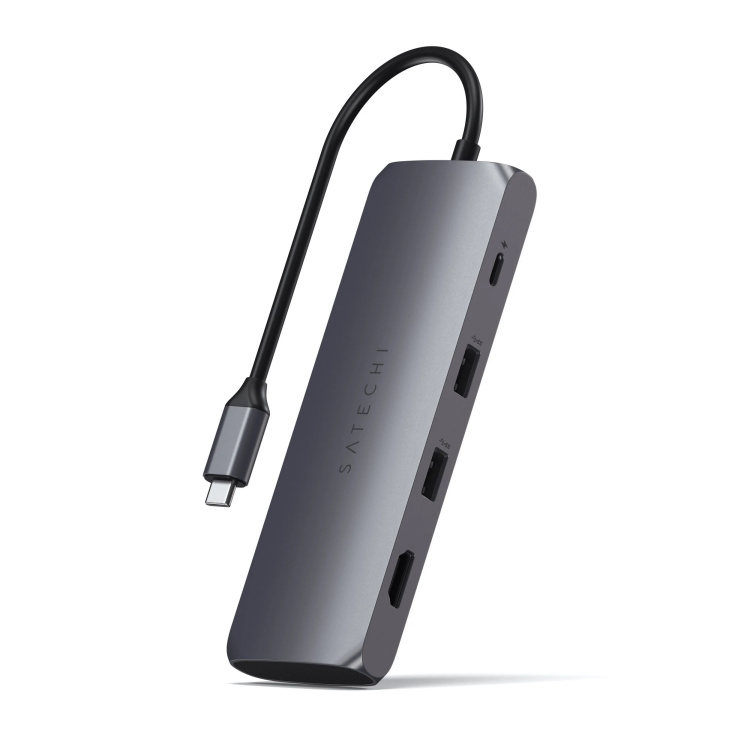 Адаптер Satechi Aluminum Type-C Hybrid Multiport Adapter (ST-UCHSEM)