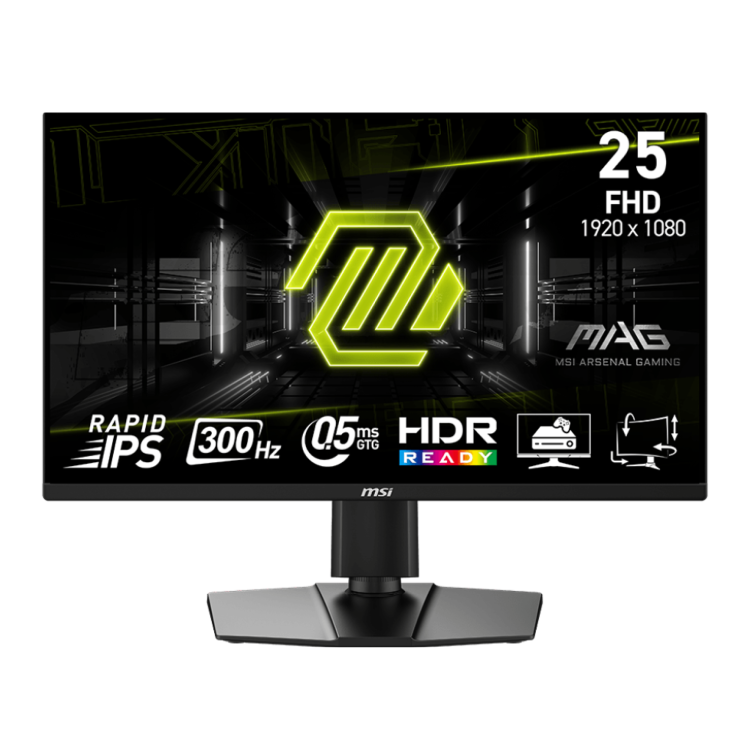 Монітор MSI 24.5" MAG 255PXF IPS 300Hz (UA)